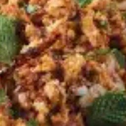 ลาบหมูทอก