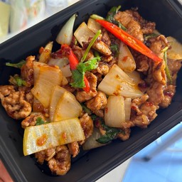 ผัดพริกเผา (กับข้าว)