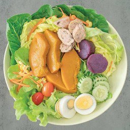 สลัดฟักทองไข่ต้ม