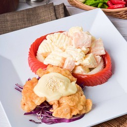 สลัดกุ้งกรอบ (เล็ก)