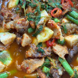 แกงป่าเนื้อแดดเดียว