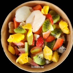 ร้านไข่ดาวสลัดผลไม้รวม