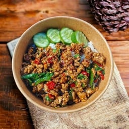 ข้าวกะเพราหมูสับ