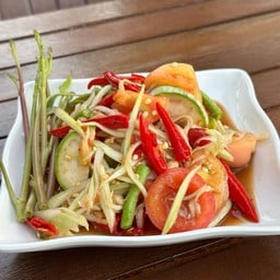 ตำปูปลาร้ากุ้งสด