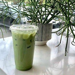 มัทฉะมะพร้าวนมสด