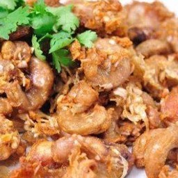 ไส้ตันหมูทอดกระเทียม