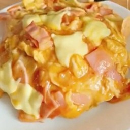 ข้าวไข่ข้นแฮมชีส