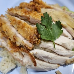ข้าวมันไก่ผสมธรรมดา