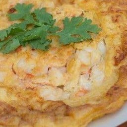 ข้าวไข่เจียวกุ้งสับ