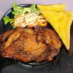 สเต๊กไก่หม่าล่า