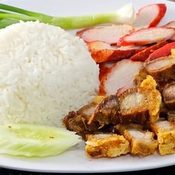 ข้าวหมูแดงล้วน
