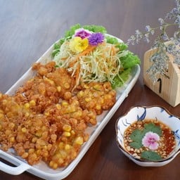 ข้าวโพดทอด