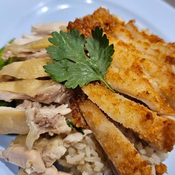 ข้าวมันไก่ผสมพิเศษ