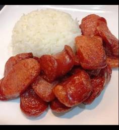 ข้าว+กุนเชียงหมูทอด