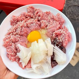 จิ้มจุ่มเนื้อ (ไม่มีหม้อและเตา)