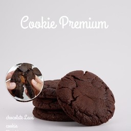 Cookie dark chocolate lava 1pc.