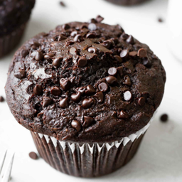 Double Trouble Chocolate Muffin