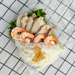 เมี่ยงกุ้ง+หมูสันนอกสไลด์