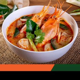 ก๋วยเตี๋ยวต้มยำพิเศษเส้น-ไก่-ลูกชิ้น ระบุเส้นด้าย.เส้นเล็ก.เส้นใหญ่.บะหมี่.หมี่ขาว