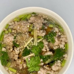 หมูสับต้มขิง