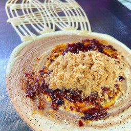 พริกเผาฉั่วฮะเส็ง + หมูหยองเยาวราช