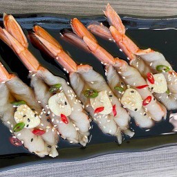 กุ้งหวานดองซีอิ๊ว