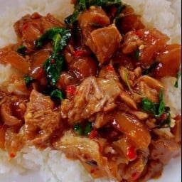 กะเพราขาหมู