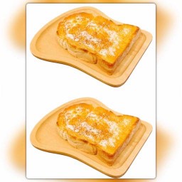 เซทคู่ขนมปังปิ้งเนย-น้ำตาล ( ประหยัด 11 บาท )