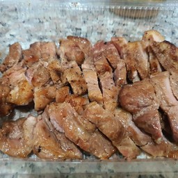 สันคอหมูย่าง ชุดเล็ก + น้ำจิ้มแจ่ว