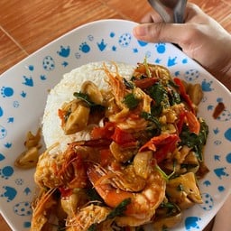 กระเพราะกุ้งจุกๆ -