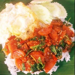 กะเพรากุนเชียงถาด