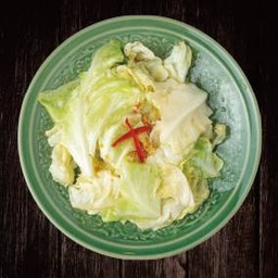 #20.)  กะหล่ำปลีผัดน้ำปลา 魚露炒椰菜