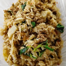 กระเพรา คุก เนื้อสับ ใส่หน่อไม้ ไม่ใส่หน่อไม้ โปรดระบุ