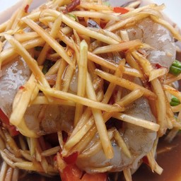 ตำกุ้งสดปลาร้า