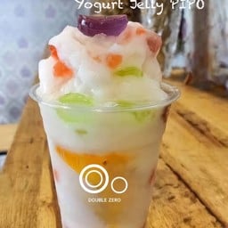 Yogurt jelly pipo smoothie โยเกิร์ตเกาหลีปีโป้ปั่น