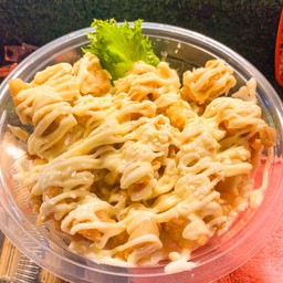 ข้าวไก่ทอดซอสมายองเนส