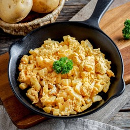 Scrambled Eggs with Potato
