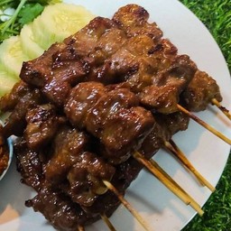 หมูปลาร้าย่าง(3ไม้)