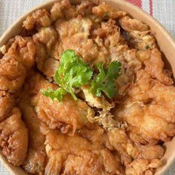 ข้าวราดไข่เจียวหมูสับ