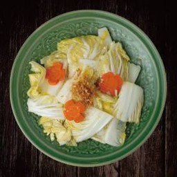 #21.)  ผักกาดขาวผัดน้ำมันหอย 泰式炒娃娃菜