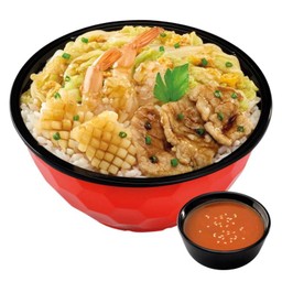 ชาบูรวมผัดแห้งซอสคุโร (เสิร์ฟพร้อมข้าวญี่ปุ่น)