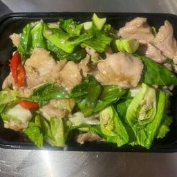 แขนง/คะน้าราดข้าว