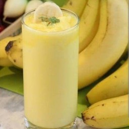 กล้วยหอมนมสดปั่น smoothie banana fresh milk