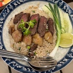 ข้าวผัดมันเนื้อ