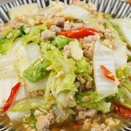 ผักกาดขาวหมูสับ(เป็นกับ)