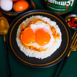 Fried Rice with Twin Duck Eggs