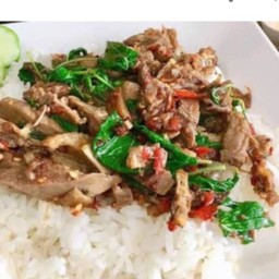 ข้าวกระเพราเป็ด