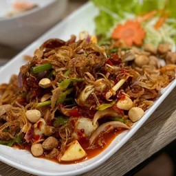 ยำหอยนางรม ไม่ปลาร้า