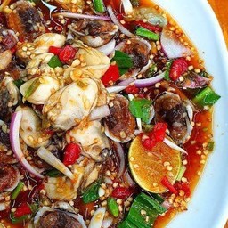 ยำหอยแครงปลาร้า