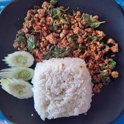 ข้าวกระเพราต้นตำหรับไม่ใส่ซีอิ้วดำ